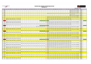 Jadwal KRL Jabodetabek Loop Line Revisi 07-12-2011 Jakarta - Bogor 1